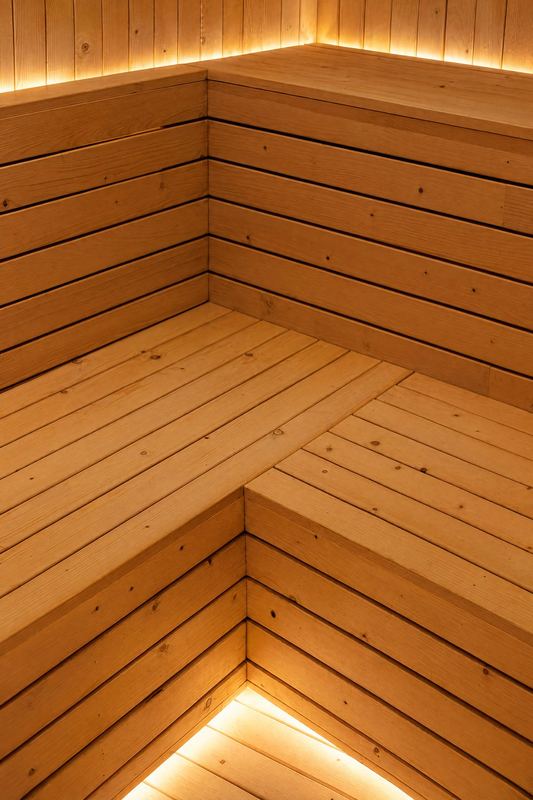 Sauna — Fotografía de arquitectura por Masstudio, Punta del Este (Océano Manantiales)