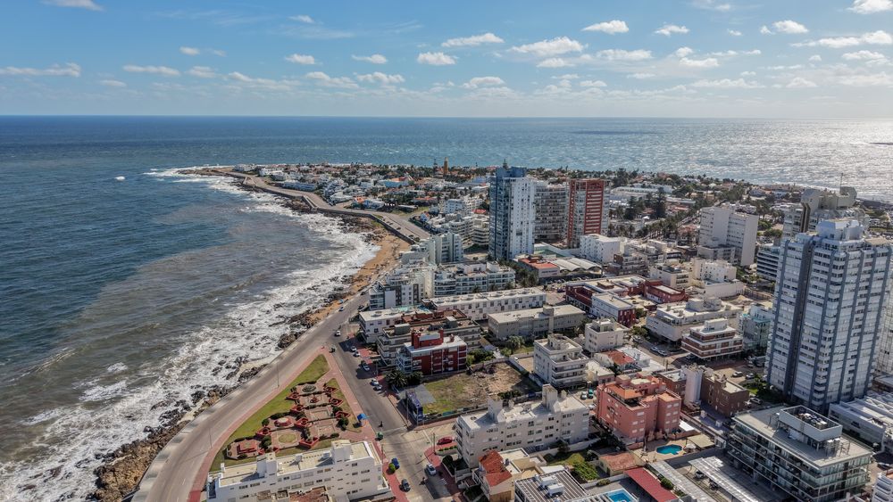 La Península y el faro — Fotografía con DRONE por Masstudio, Punta del Este
